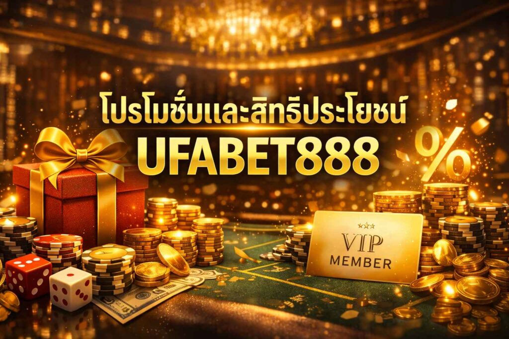 3.โปรโมชั่นและสิทธิประโยชน์ UFABET888